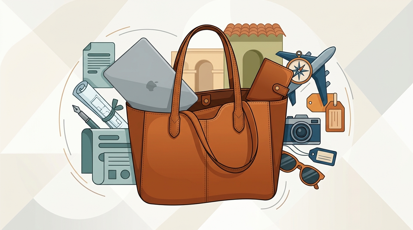 Versatile Leather Tote Bags for Work and Travel