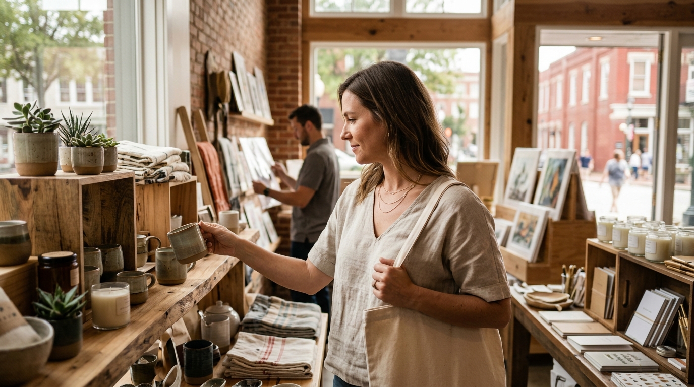 Best Gift Shops in Greenville SC: Scarlet Tassel & Local Gems