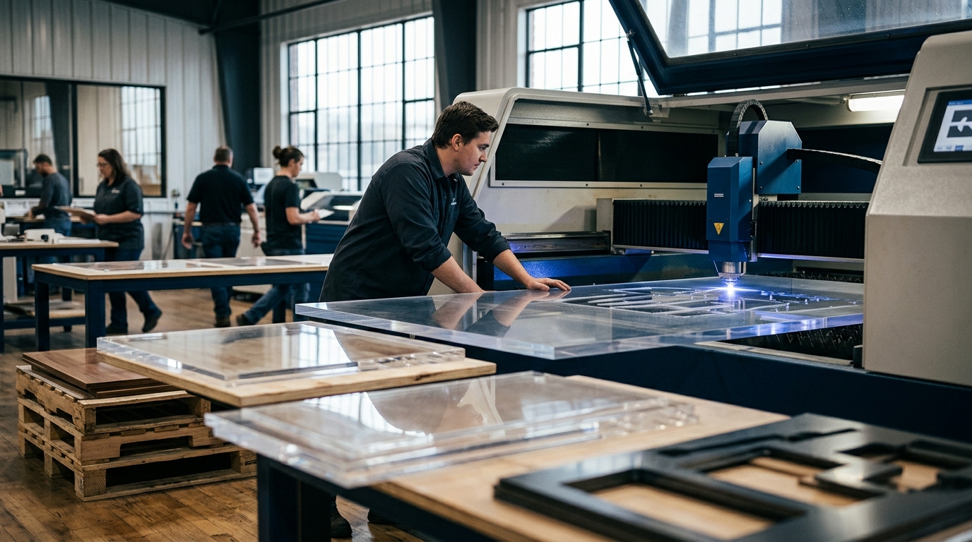 Automating Precision Cutting for Large-Scale Acrylic Projects