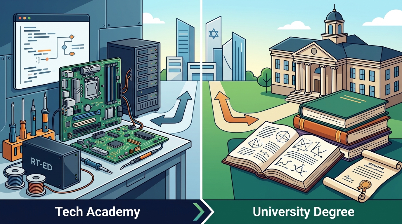 Tech Academy vs University Degree: Which Path Wins in Hi-Tech?