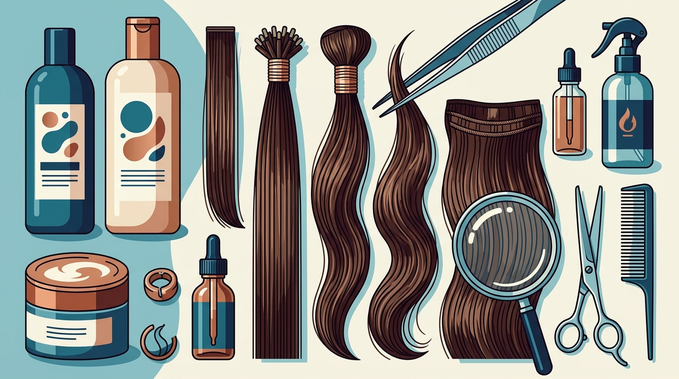 100% Natural Human Hair Extensions: Quality & Care Guide