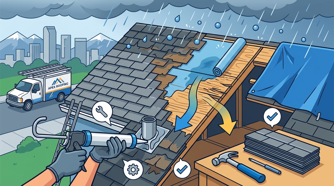How to Fix a Leaking Roof: Denver Guide & Repair Steps