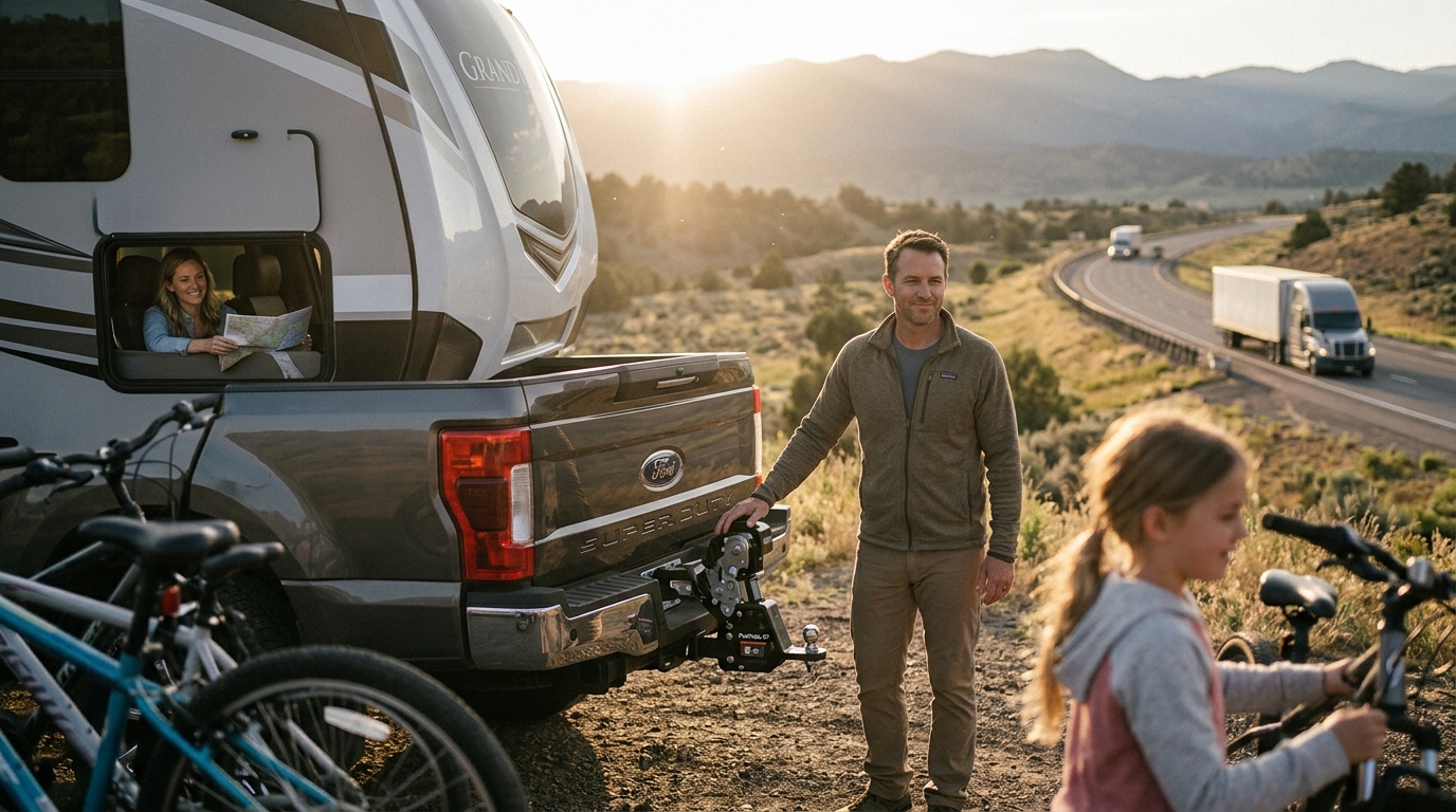 Safest Hitch for Large Travel Trailers: ProPride 3P Guide