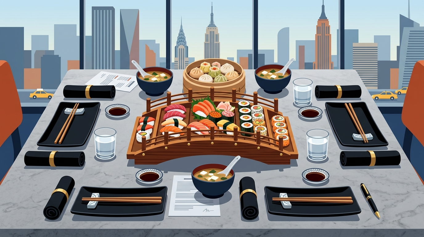 Best Sushi Business Lunch Spots in Midtown Manhattan
