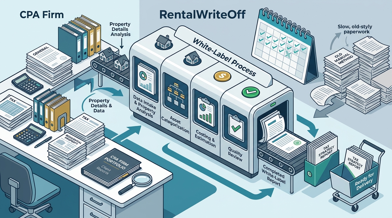 White-Label Cost Segregation for CPA Firms: RentalWriteOff