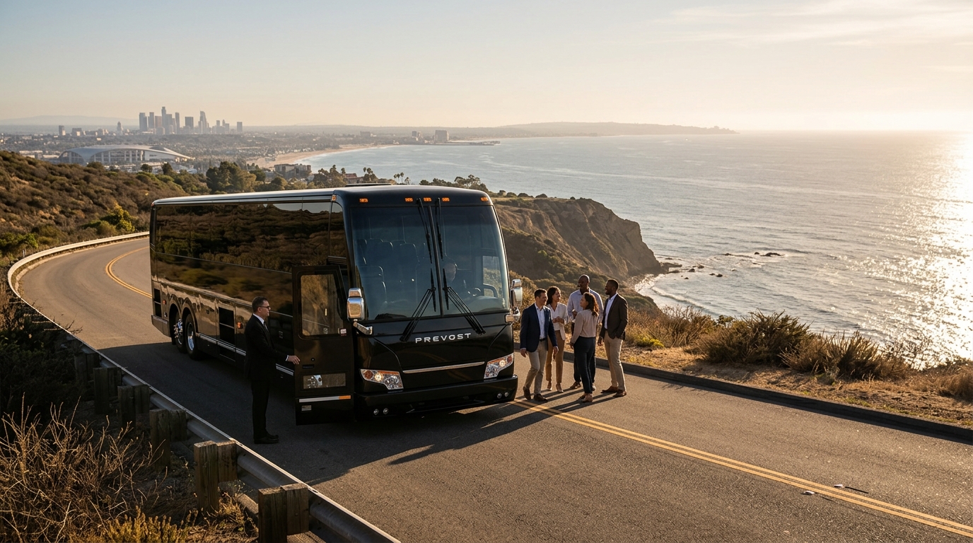 Book Luxury Group Transportation in Southern California