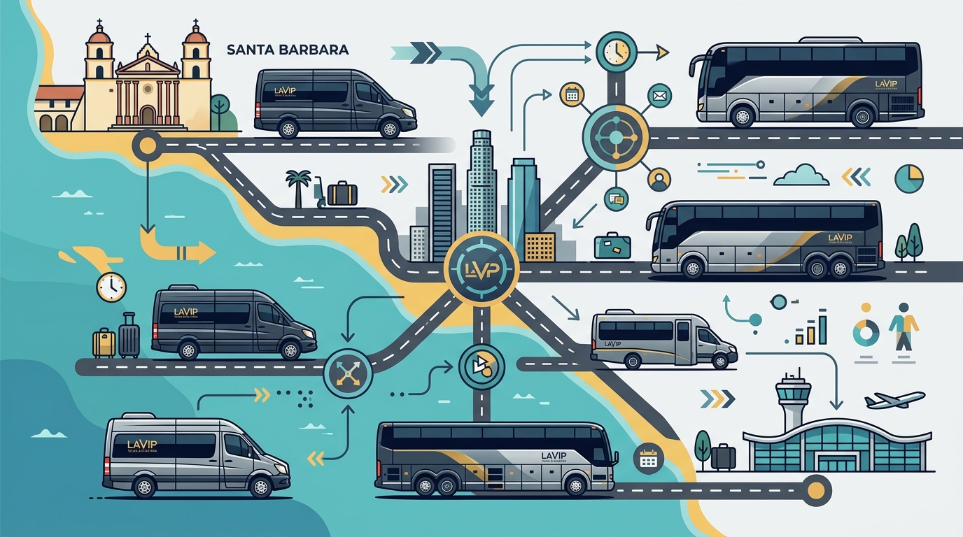 Book Luxury Group Transportation in Southern California