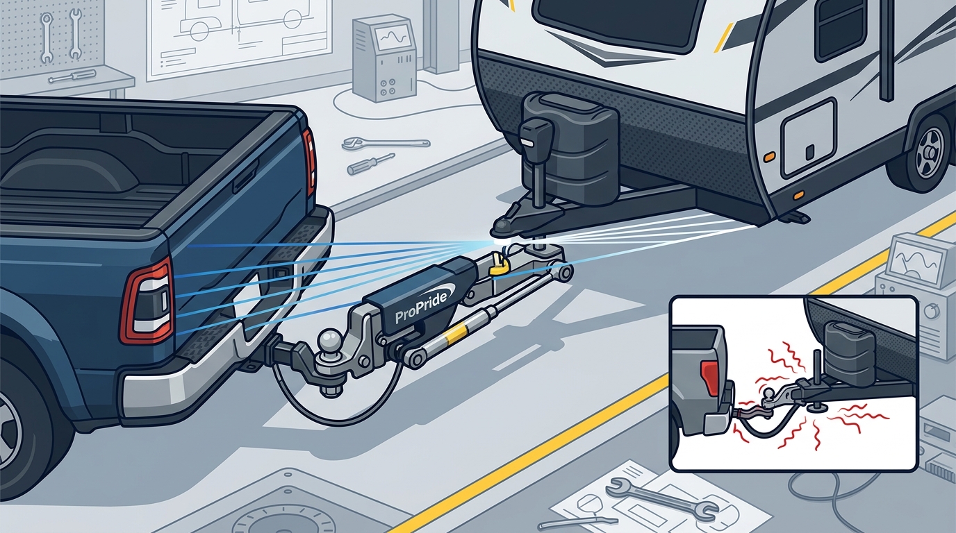Safest Hitch for Large Travel Trailers: ProPride 3P Guide