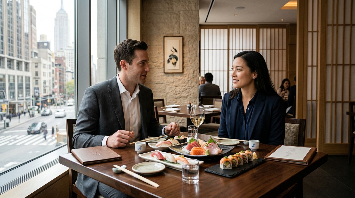 Best Sushi Business Lunches in Midtown Manhattan
