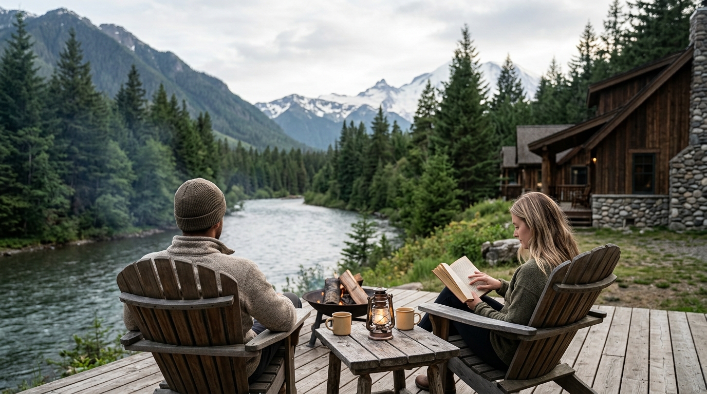 Quiet Mountain Retreat in Pacific Northwest: Whistlin Jacks