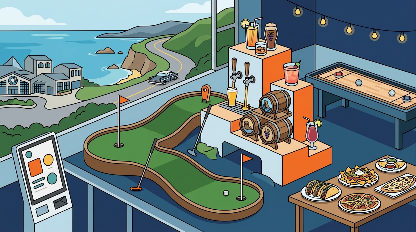 Best Group Outings in Monterey: Drinks, Mini Golf & Games