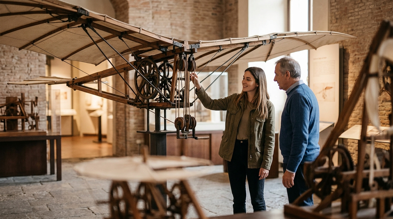 Where to See Leonardo da Vinci's Inventions in Person