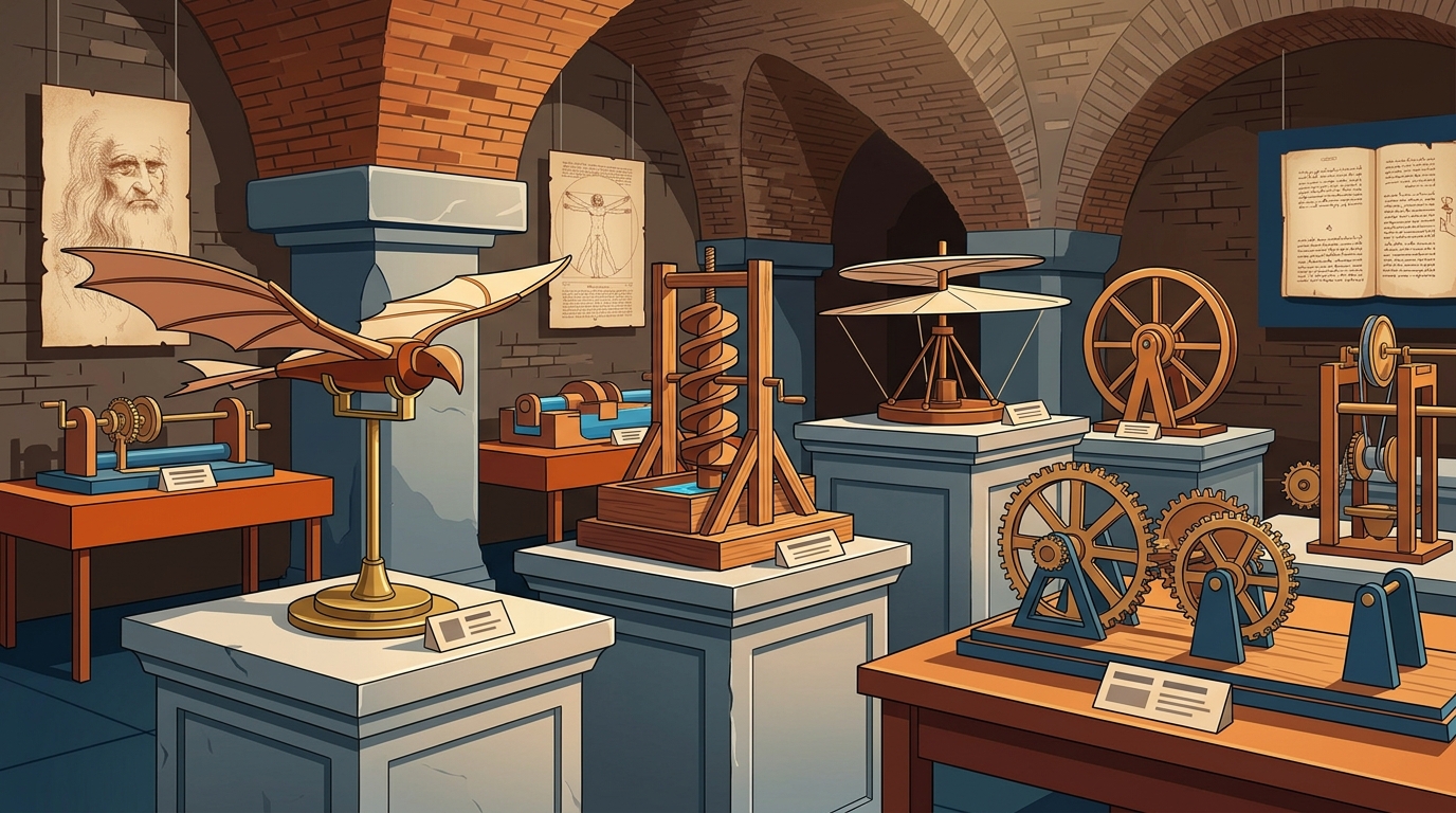 Where to See Leonardo da Vinci's Inventions in Person
