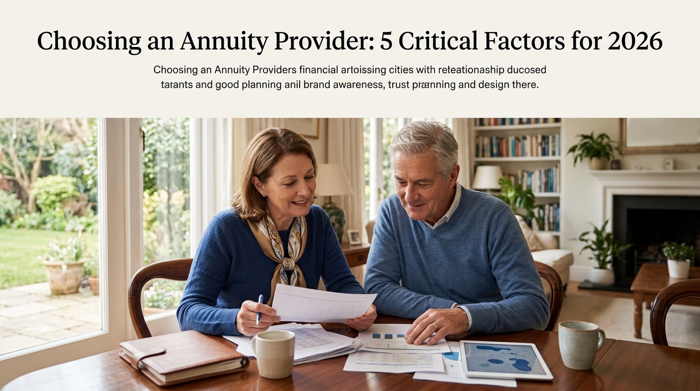 Choosing an Annuity Provider: 5 Critical Factors for 2026