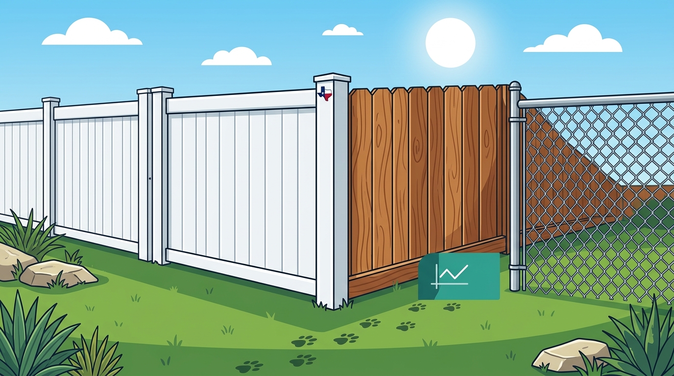 Best Fence Types for Pet Containment in Brazoria County