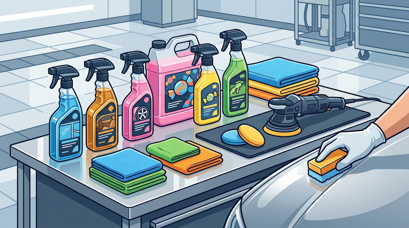 Auto Detailing Products Used by Auto Spa America