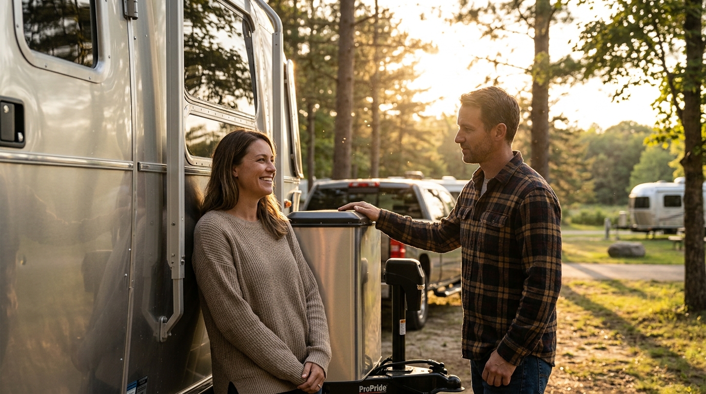 Safest Hitch for Large Travel Trailers: ProPride 3P Guide