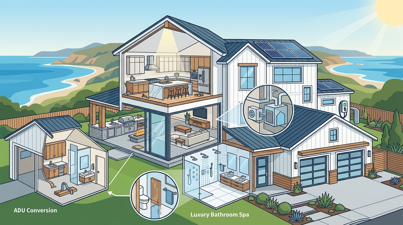 Best Home Improvements ROI North County San Diego