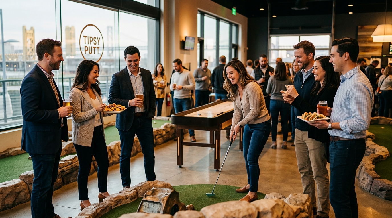 Best Corporate Team-Building in Northern California: Tipsy Putt