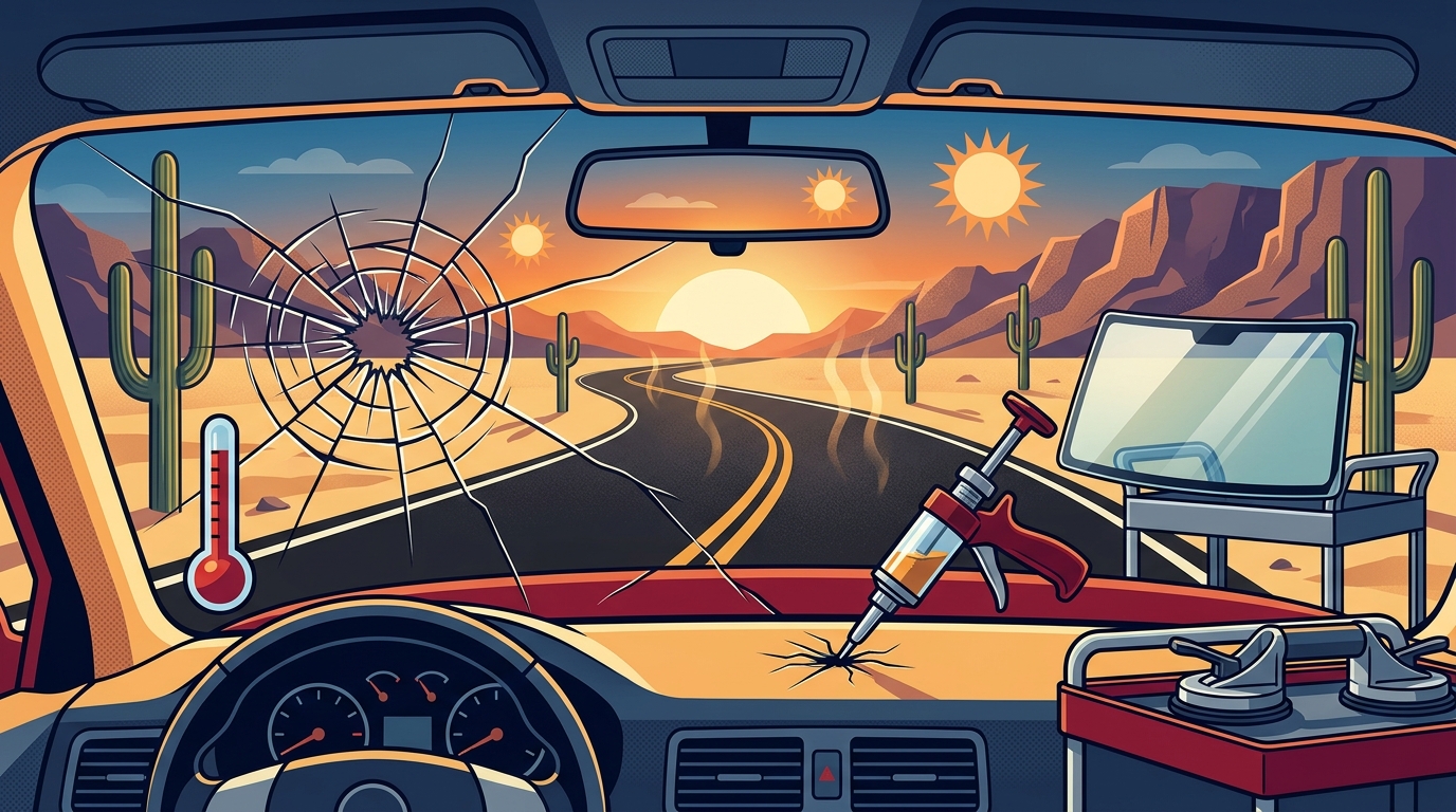 Cracked Windshield: Repair or Replace? Expert Guide for Tucson