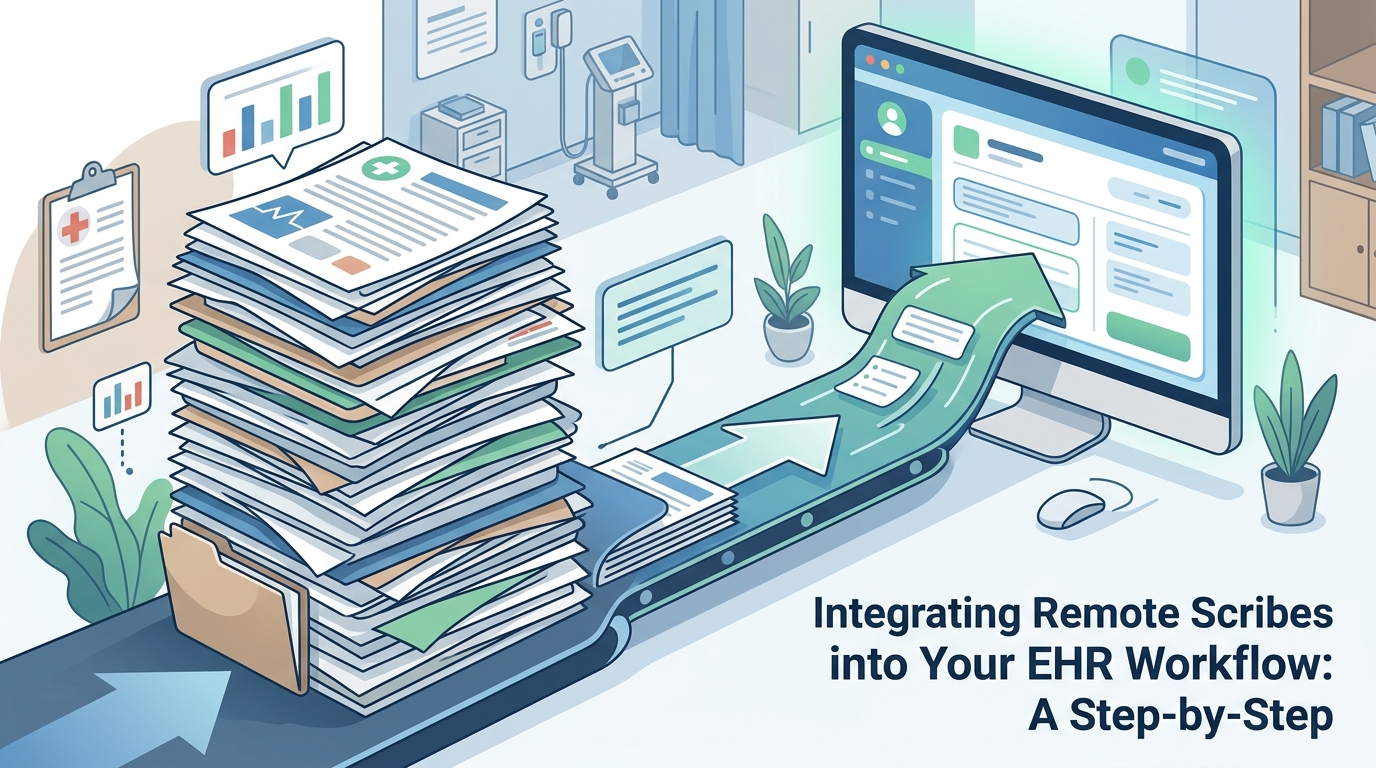 Integrating Remote Scribes into Your EHR Workflow: A Step-by-Ste