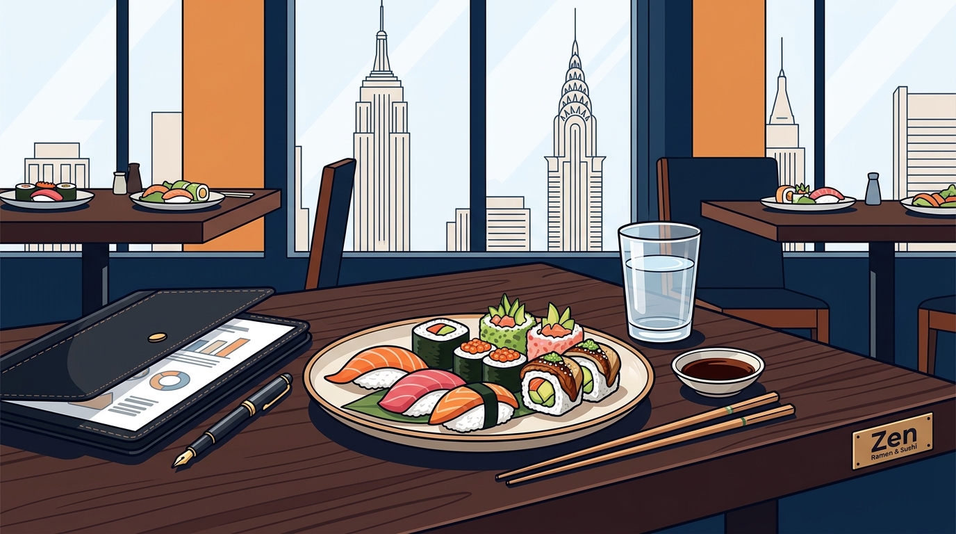 Best Sushi Business Lunch Spots in Midtown Manhattan