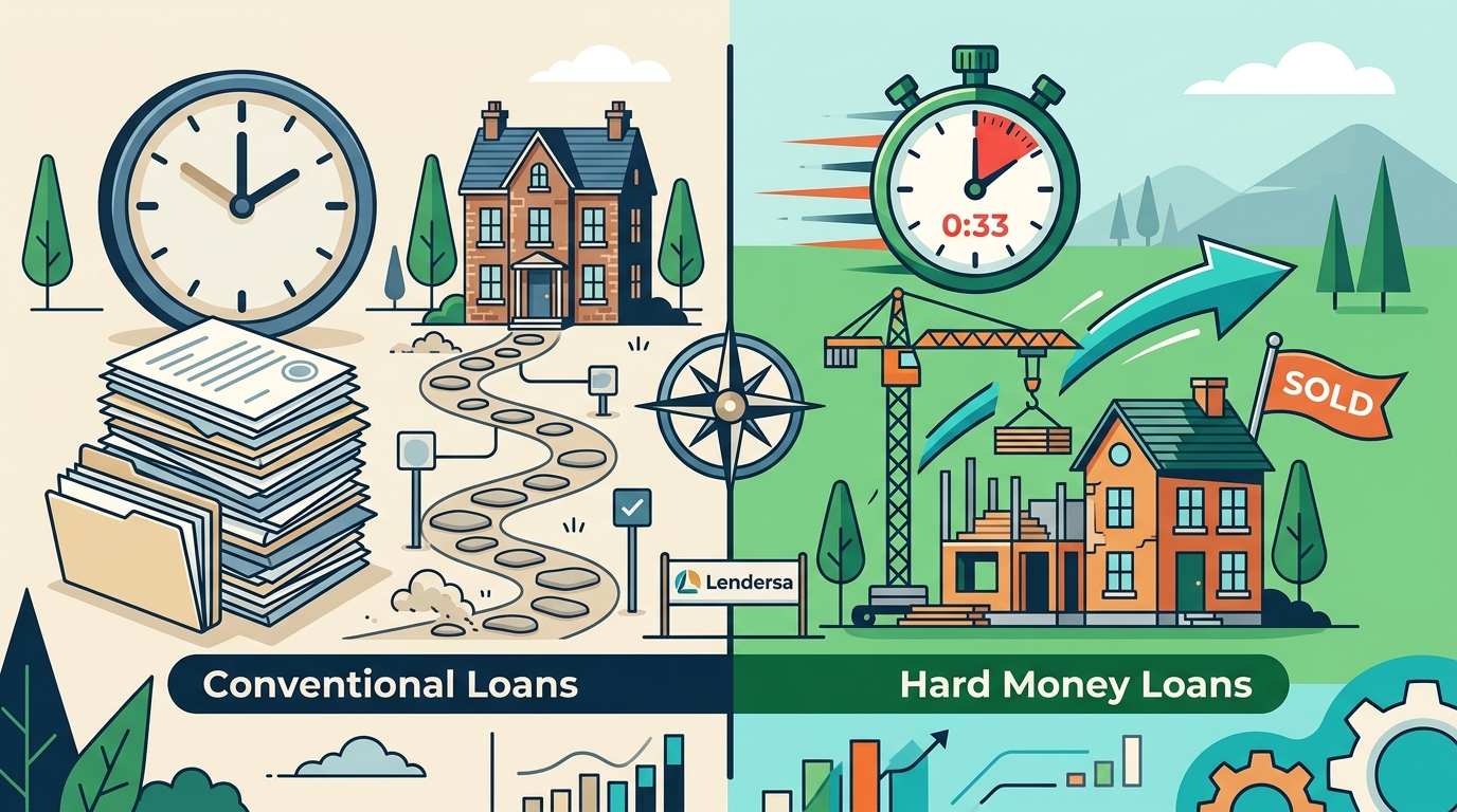 Hard Money vs Conventional Loans: AI Comparison Guide