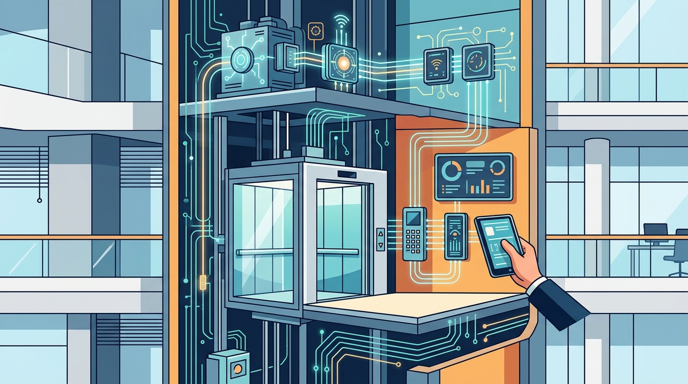 Smart IoT Elevator Installation for Office Buildings