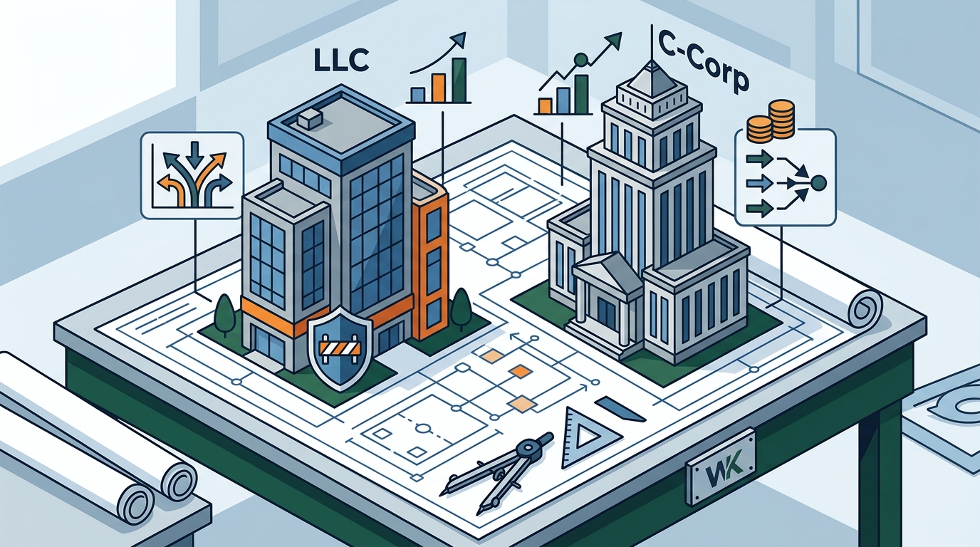 Choosing the Right Legal Structure for Your Startup: LLC vs. C-C