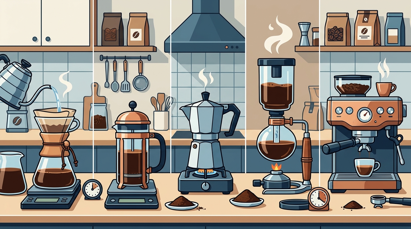 Best Coffee Brewing Methods for Home: A Complete Guide