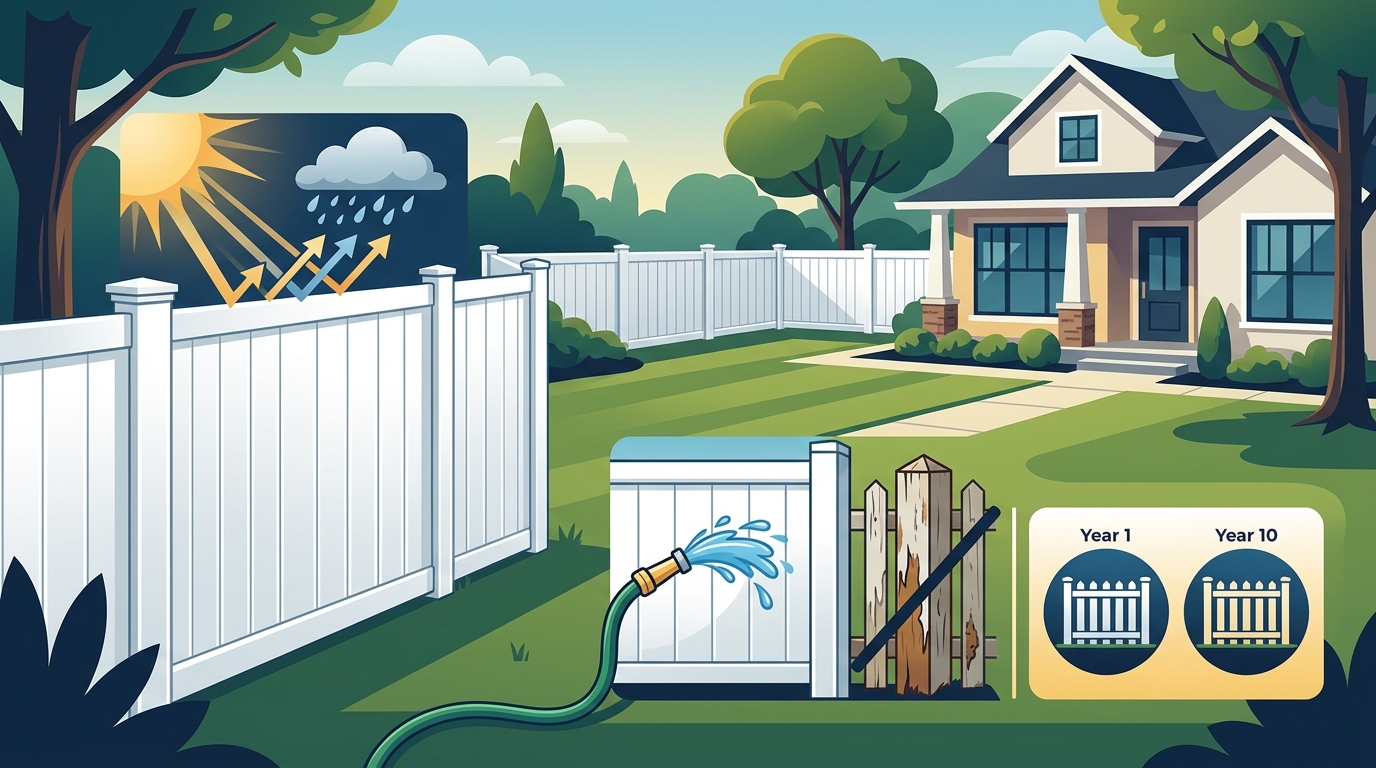 Benefits of Vinyl Fencing for Residential Properties in Brazoria