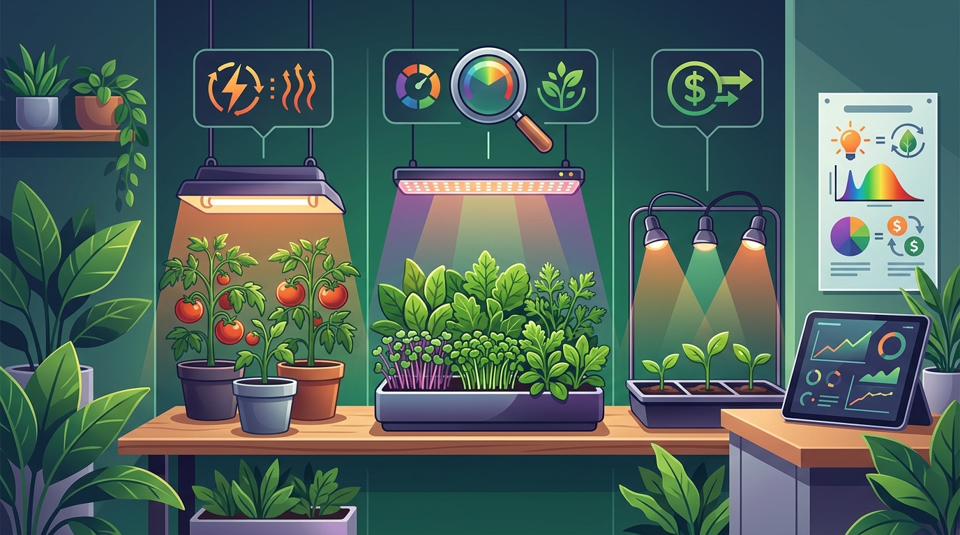 How to Choose the Right Grow Light for Indoor Gardening