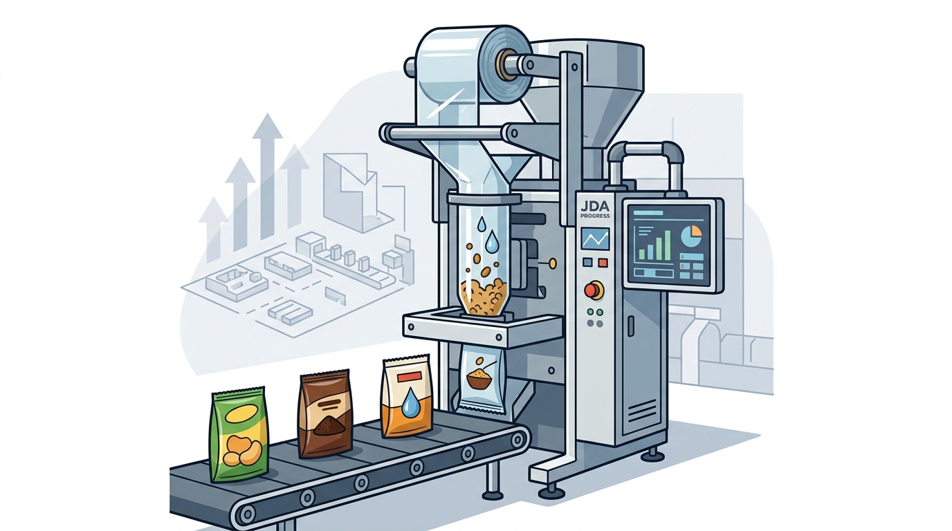 Best VFFS Machines for Pouch Packing: JDA Progress Guide