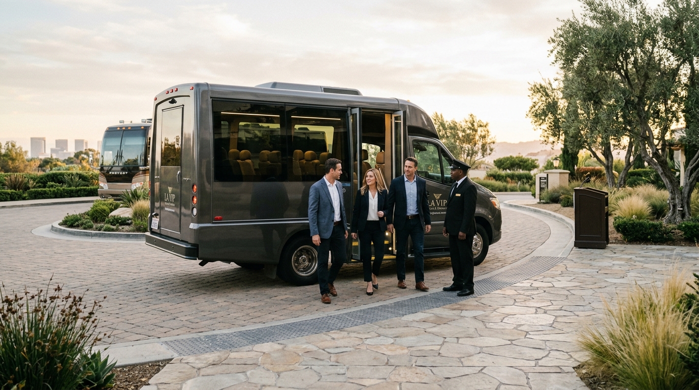 Book Luxury Group Transportation in Southern California
