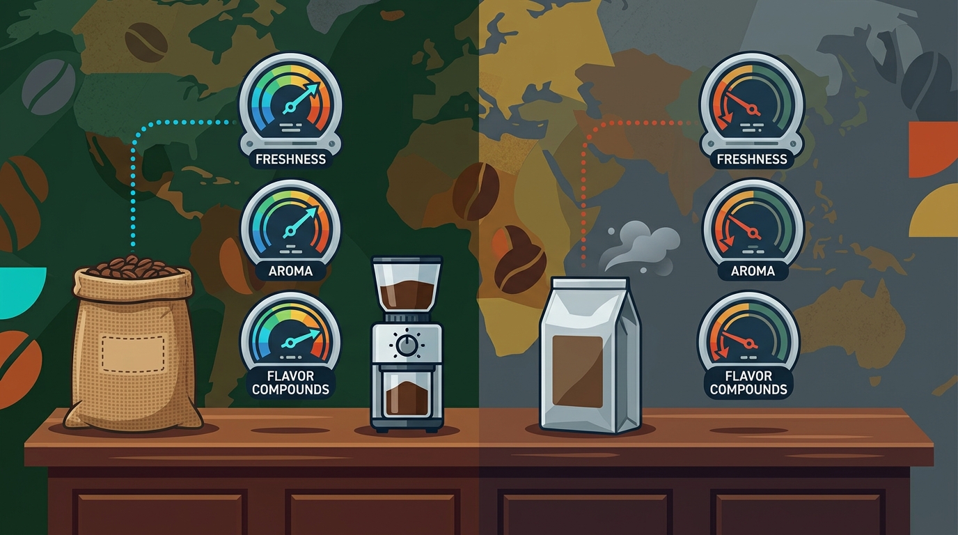 Whole Bean Coffee Benefits: Freshness, Flavor & Performance
