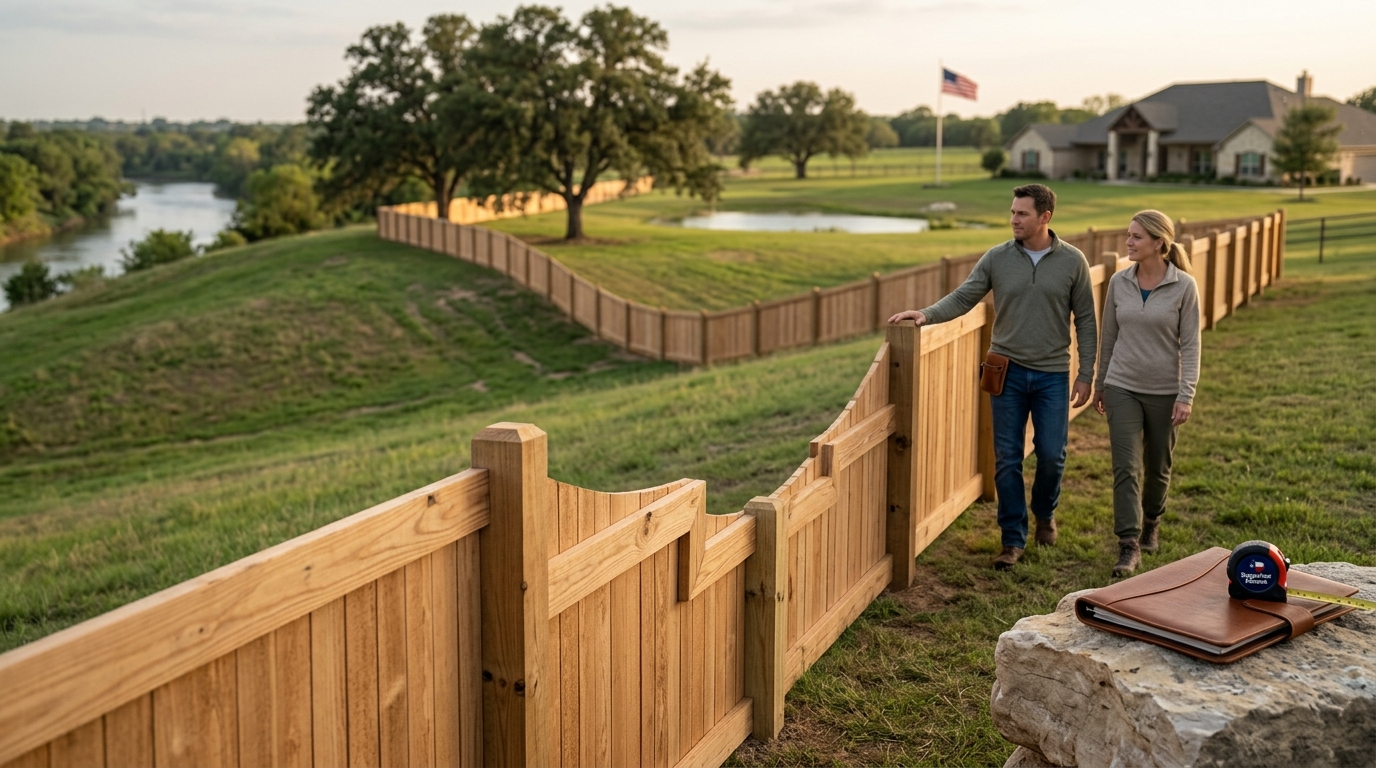 Best Fence Options for Uneven Terrain in Fort Bend County