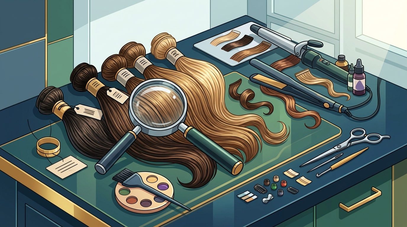 100% Natural Human Hair Extensions: Quality Guide