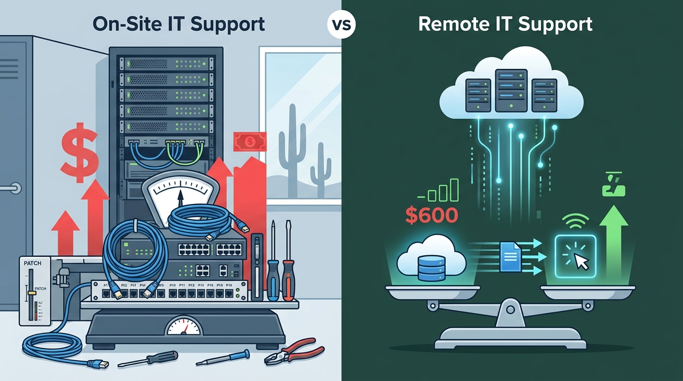 Remote vs On-Site IT Support: Choosing the Right Model