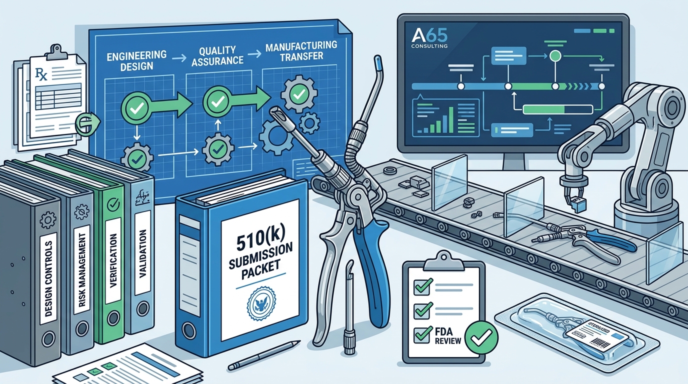 Preparing Medical Devices for FDA 510(k) Submission and Mfg