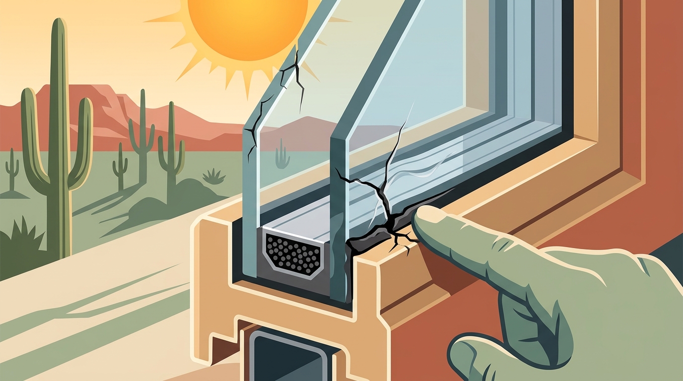Signs of a Failing Residential Window Seal in Tucson