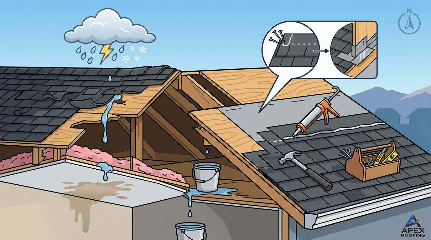 How to Fix a Leaking Roof: Denver Guide & Repair Steps