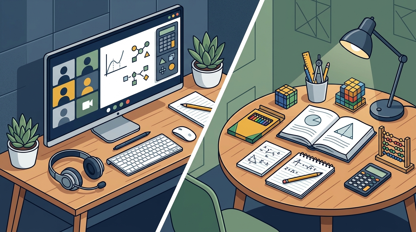 Online vs In-Person Math Tutoring: Which Is More Effective?