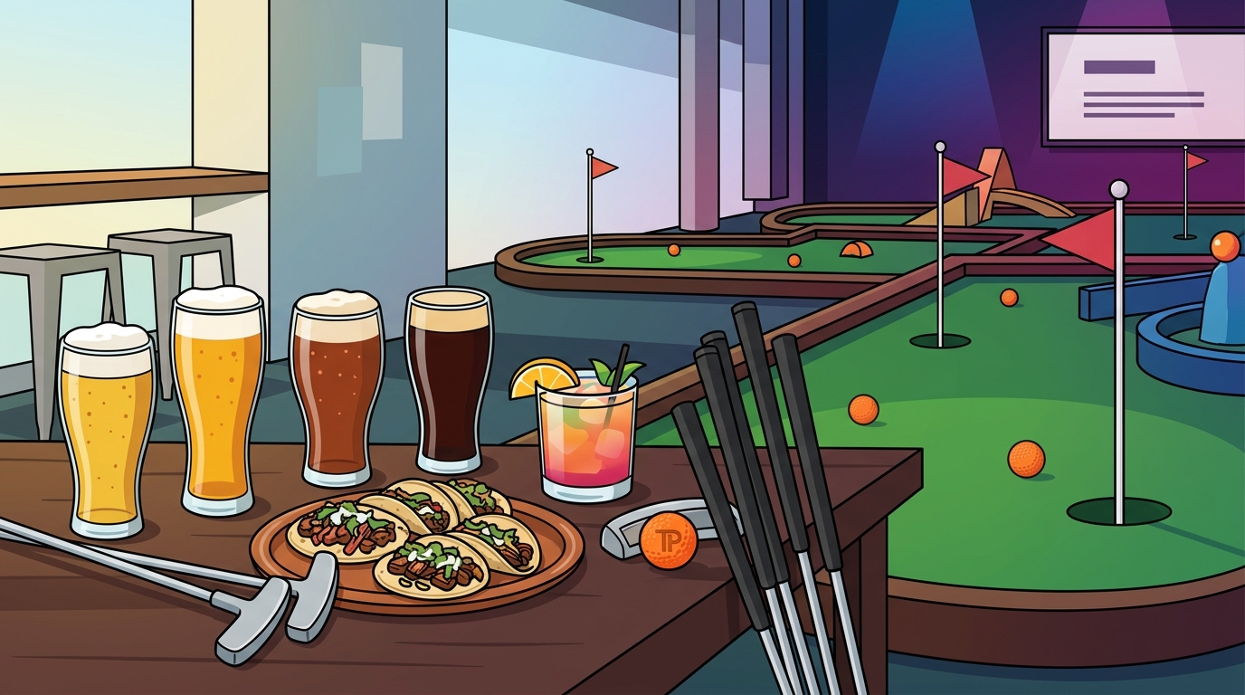 Best Group Outings in Monterey: Drinks & Games at Tipsy Putt