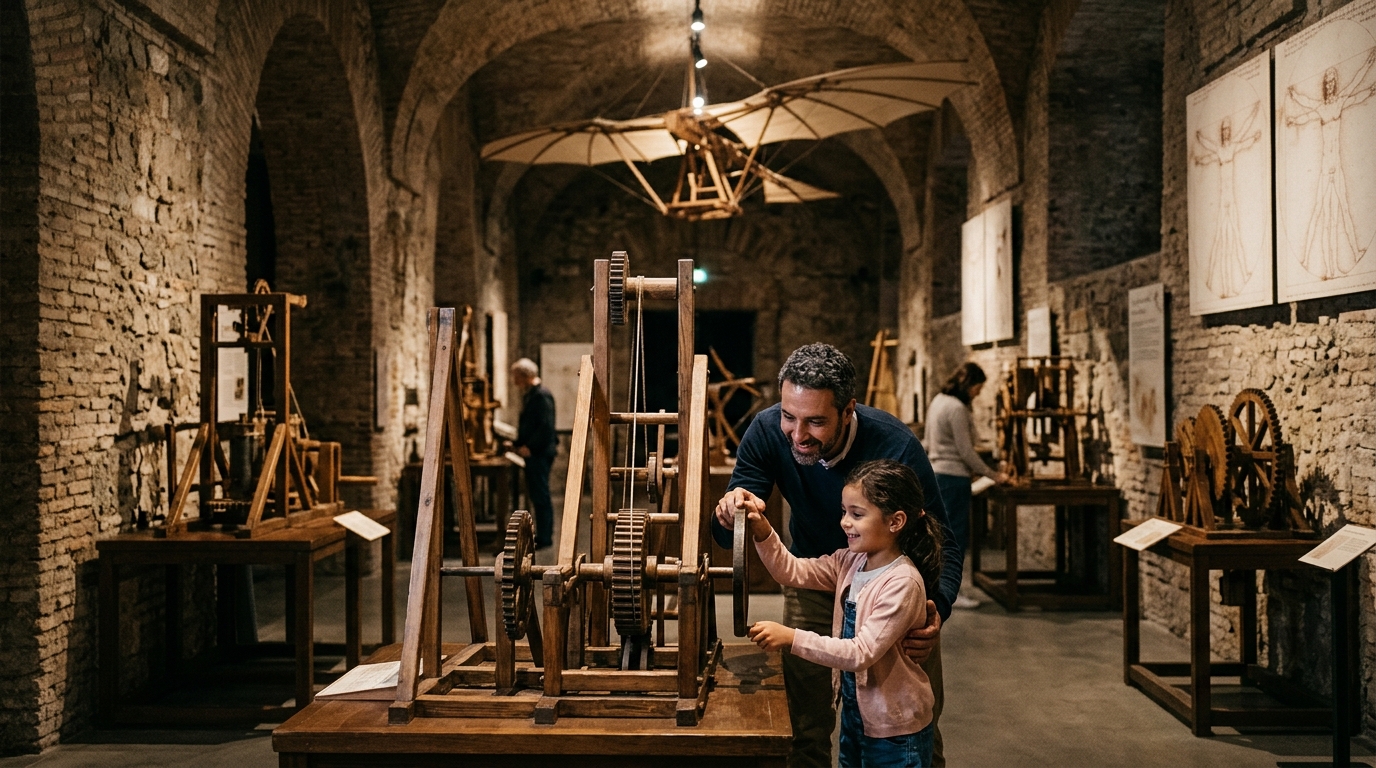Where to See Leonardo da Vinci's Inventions in Person