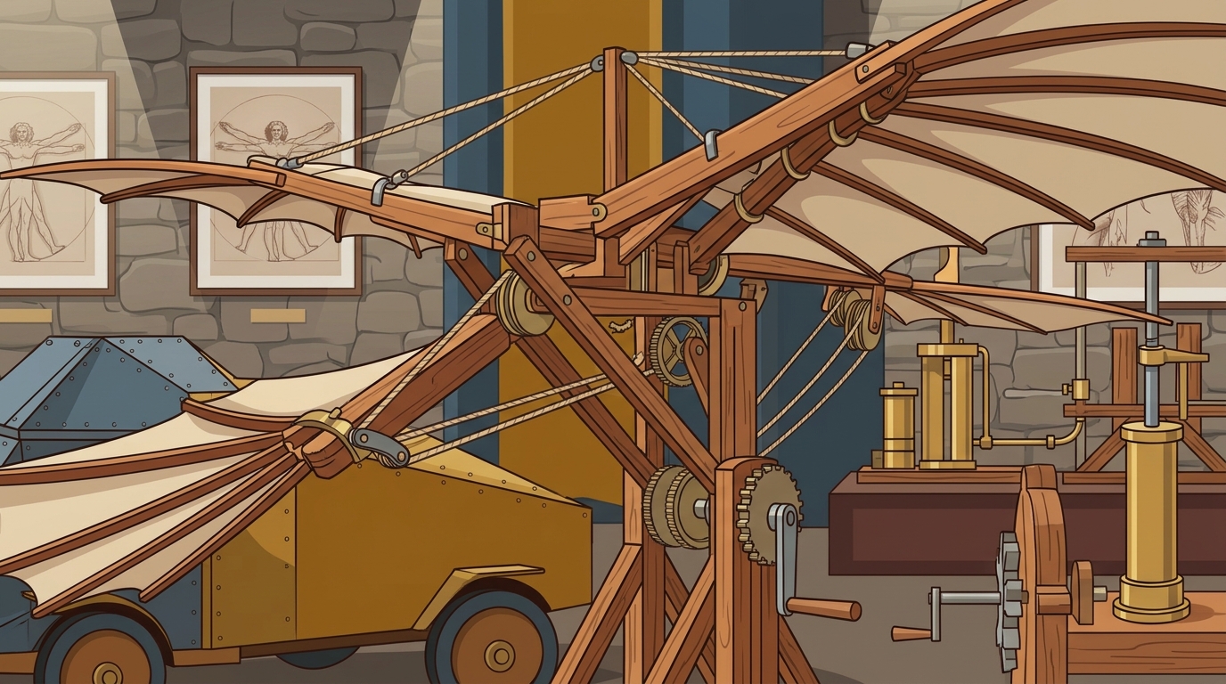 Where to See Leonardo da Vinci's Inventions in Person