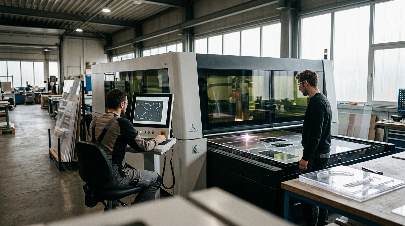 Automating Precision Cutting for Large-Scale Acrylic Projects