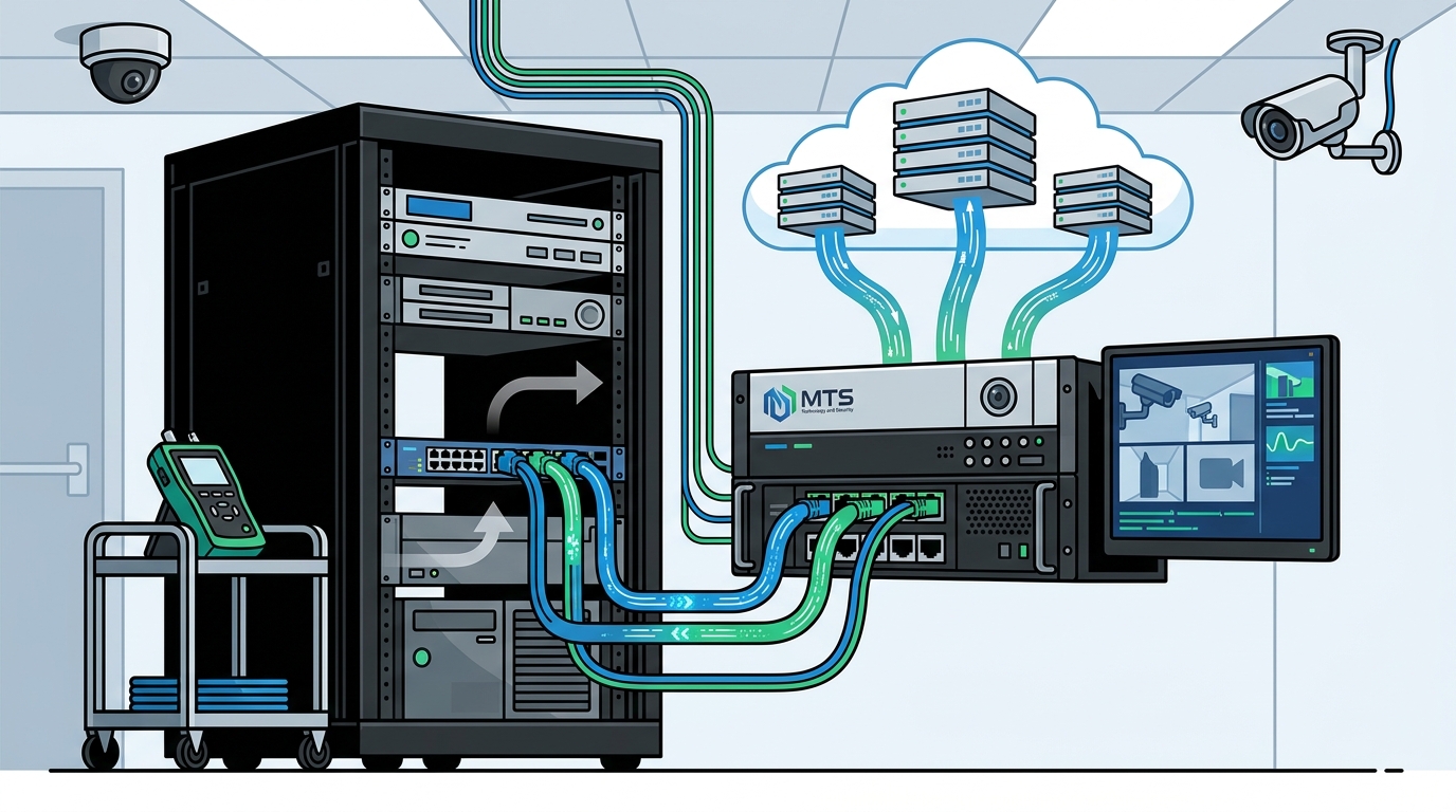 Integrating Cloud Surveillance with Existing Network Hardware