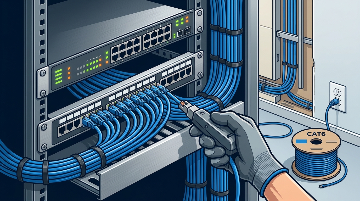 Improve Office Wiring for Network Stability | TECHtality