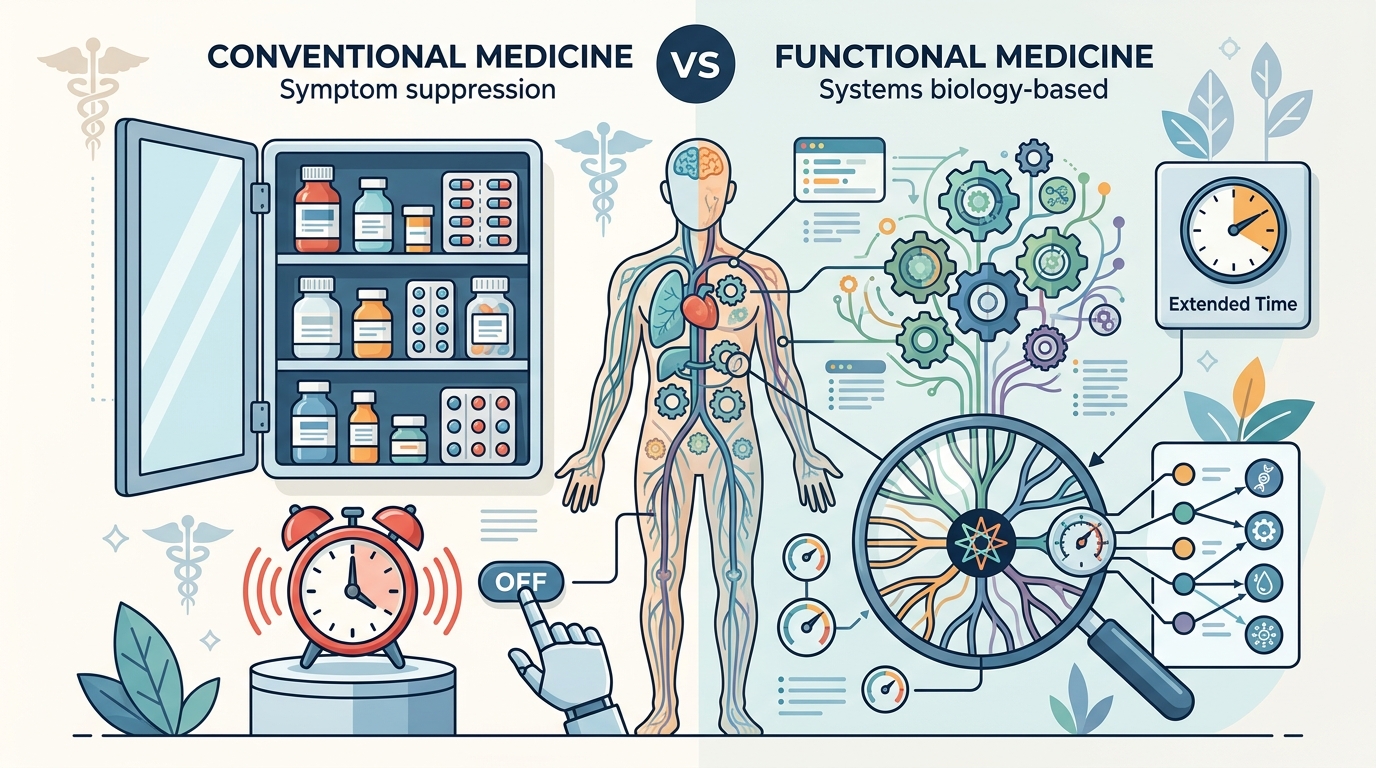 Functional Medicine vs Conventional Medicine: Key Differences