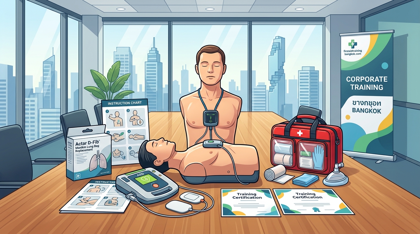 Top Onsite Corporate CPR First Aid Training in Bangkok